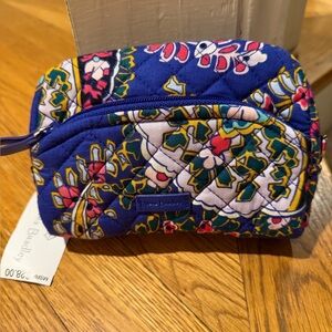 NWT Vera Bradley Iconic Mini Floral Cosmetic Bag